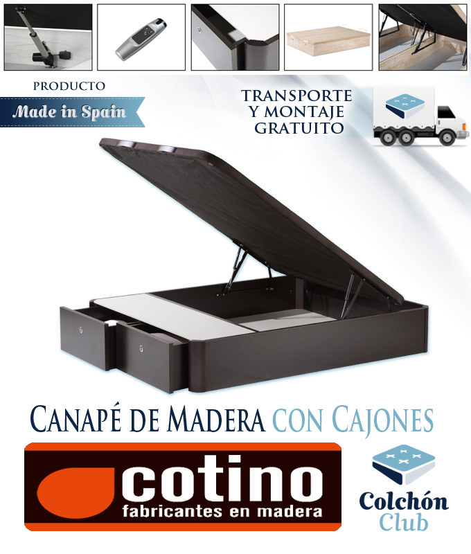 Canapé 150x200 con envío y montaje incluidos!