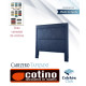 Cabecero tapizado con acolchado en forma de marco con rombos Ref CT10