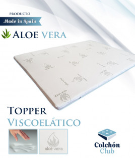 Topper Viscoelástico Aloe Vera Ref I24000