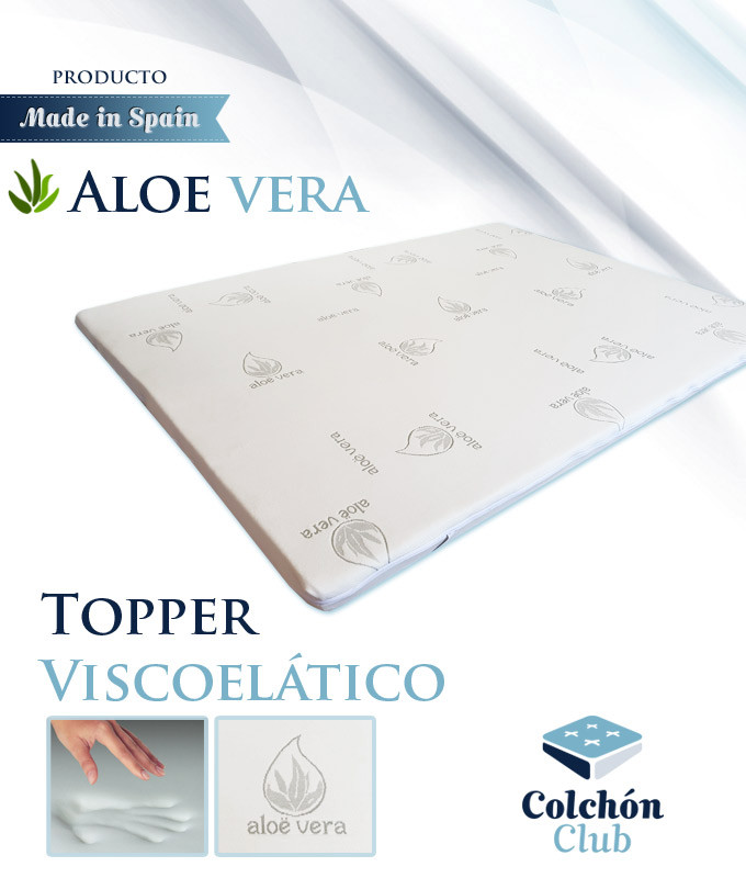 Topper Viscoelástico Aloe Vera