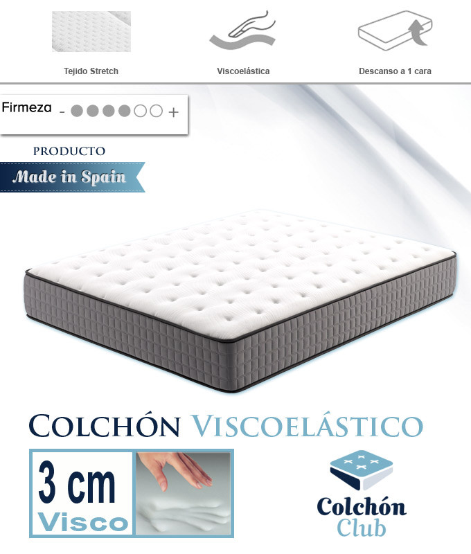 Compra ahora online un colchón viscoelástico 150x190