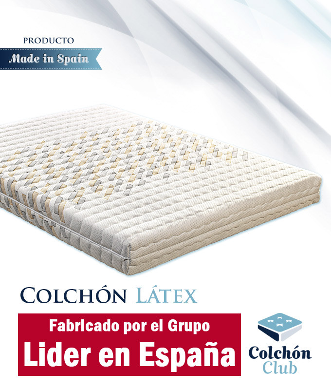Colchón articulable de Látex modelo Moma fabricado por el Grupo Lider en  España
