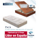 Pack Colchón de muelles Ensacados y Canapé de madera Pikolin Ref P430000