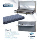 Pack Cama Abatible Horizontal con Escritorio y Colchón Viscoelastico Ref T74000