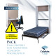 Pack Cama Abatible Vertical con Escritorio y Colchón Viscoelástico Ref T75000