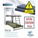 Pack Litera Abatible Vertical y 2 Colchones Viscoelasticos Ref T76000