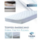 Topper de Fibra Tacto pluma con Sistema Americano de Ajuste al Colchón Ref J11000