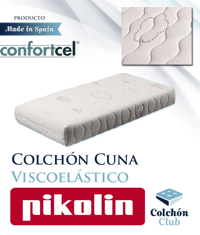 Colchón Viscoelástico de Cuna Nube de Pikolin - 100% Antialérgico