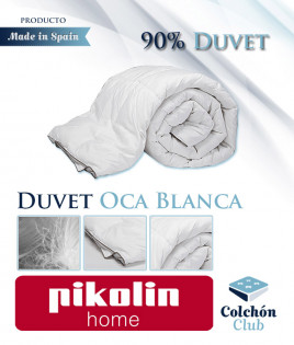 Edredón Nórdico de Pluma natural de Oca blanca Duvet 90 porciento Ref PH18000