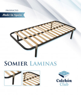 Somier de Lamas con refuerzo central Ref S10100