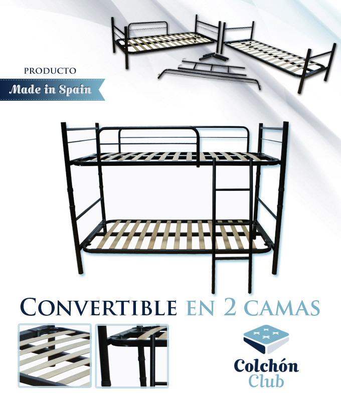 Litera convertible en 2 camas independientes Ref S27000