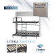 Litera Abatible Horizontal con 2 camas de 90 cm Ref T55000