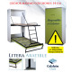 Litera Abatible Vertical con 2 camas de 90 cm Ref T55600