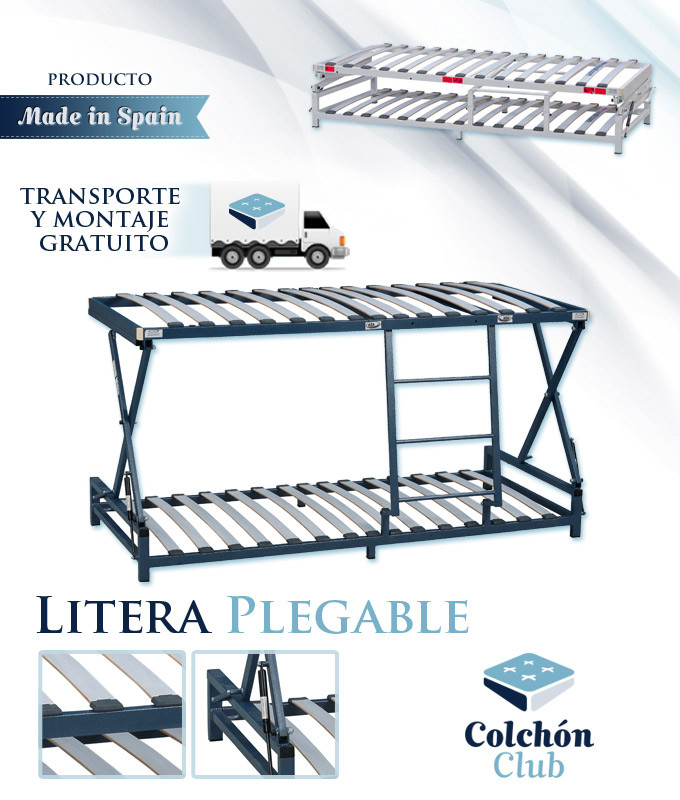 Litera plegable Verticalmente con sistemas hidráulicos Ref T56000