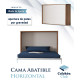 Cama Abatible Horizontal con apertura de patas por gravedad Ref N80000