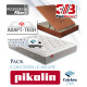 Pack Pikolin, Colchón Pikolin modelo Oceanía Pocket con muelles ensacados y Canapé de madera Pikolin Ref P386000