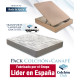 Pack Colchón de muelles ensacados y Canapé fabricado por el Grupo Lider en España Ref P201000