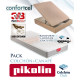 Pack Pikolin, Colchón Viscoelástico modelo Apple Compact y Canapé de madera Ref P189000