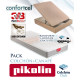 Pack Pikolin, Colchón Viscoelástico modelo Apple Compact y Canapé de madera Ref P189000