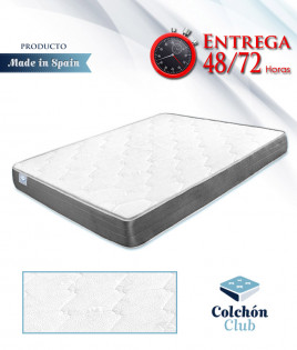 Colchón espumación HR acolchado en tejido Strech y tapa inferior 3D Ref G14000