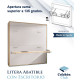 Litera Abatible Horizontal con Escritorio disponible en diferentes colores y medidas Ref Y34000