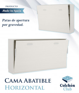 Cama Abatible Horizontal disponible en diferentes colores y medidas Ref Y29000