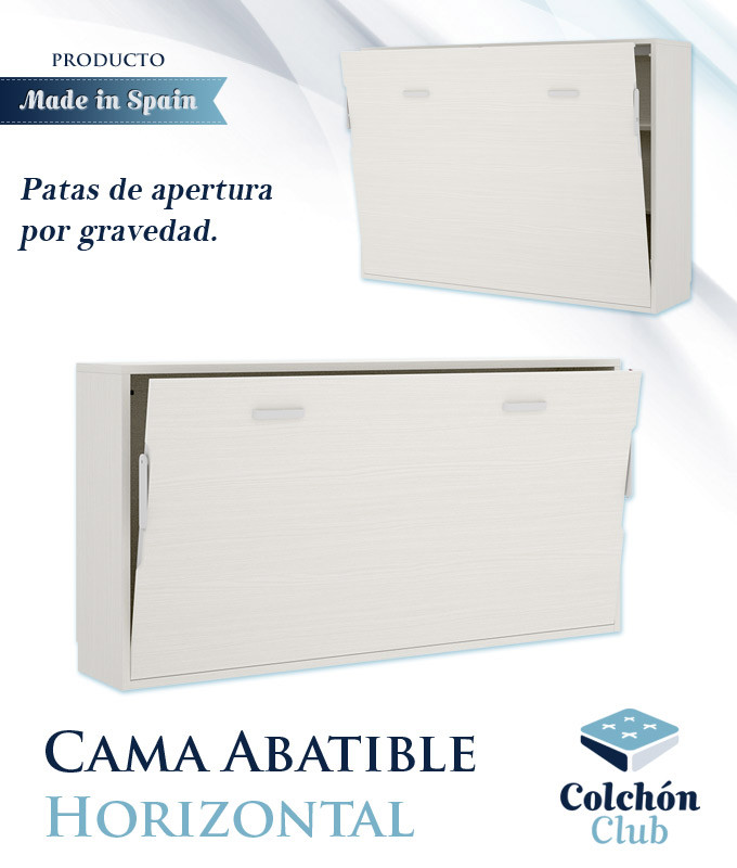 Cama Abatible Horizontal disponible en diferentes colores y medidas Ref Y29000