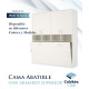 Cama Abatible Horizontal individual con armario superior Ref Y37000