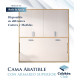 Cama Abatible Horizontal individual con altillo superior Ref Y38000