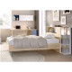 Dormitorio Juvenil con cama de 90, armario y escritorio Ref YC503