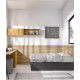 Dormitorio Juvenil con canapé de apertura lateral y escritorio Ref YC506
