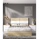 Dormitorio con canapé matrimonial, cabecero y mesitas Ref YC510