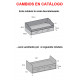 Dormitorio Juvenil con cama, xifonier, escritorio rincón y módulos estantes Ref YH212