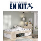 Dormitorio Juvenil con cama compacta con huecos de almacenaje Ref YK21