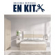 Dormitorio con cama matrimonial, mesitas y armario Ref YK52