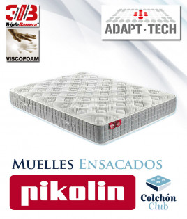 Colchón Pikolin modelo Podium Plus con muelles Ensacados y Viscofoam Ref P440000