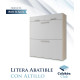 Litera Abatible Horizontal con Altillo y opción patas automáticas Ref Z18000