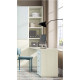 Dormitorio con cama abatible con altillo, estanterías y escritorio Ref Z24-35