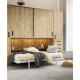 Dormitorio con cama abatible con altillo y 2 armarios a los lados Ref Z24-42