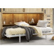 Dormitorio con cama abatible con altillo y 2 armarios a los lados Ref Z24-42