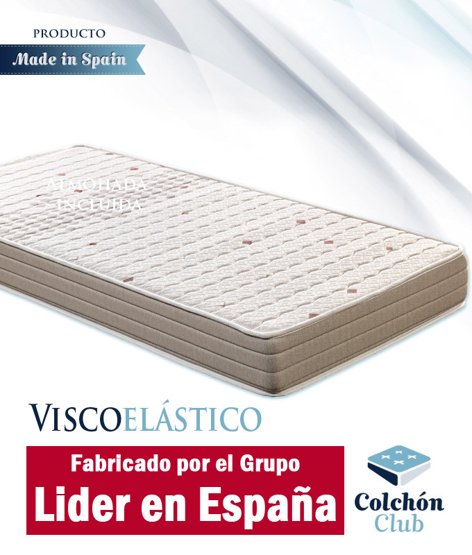 Colchón Viscoelástico + Almohada fabricado por Grupo Lider en España Ref P67000