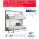 Litera Abatible Horizontal disponible en diferentes medidas y colores Ref N11000