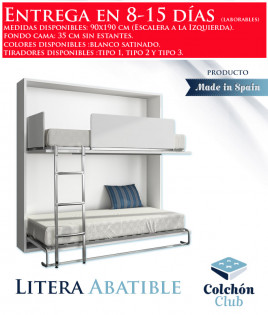 Litera Abatible Horizontal disponible en diferentes medidas y colores Ref N11000