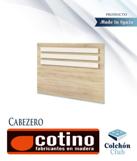 Cabecero de madera con detalle Ref CT12