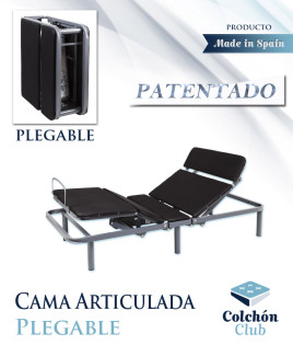 Cama articulada plegable de fácil transporte Ref DB11000