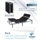 Pack Cama articulada plegable y colchón viscoelástico Ref DB13000