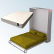 Pack Cama Abatible Vertical y Colchón Viscoelasticos Ref N24000