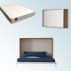 Pack Cama Abatible Horizontal y Colchón Viscoelastico Ref N82000