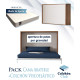 Pack Cama Abatible Horizontal y Colchón Viscoelastico Ref N82000