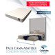 Pack Cama Abatible Vertical con Apertura Eléctrica y Colchón Viscoelastico Ref N74000